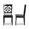 Baxton Studio Nicolette Modern and Contemporary Dark Brown Finished Wood 2-Piece Dining Chair Set 179-11385-Zoro - alternate 3